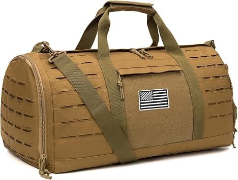 QT&QY 40L Military Tactical Duffel Bag For Men Sport Gym Bag Fitness Tote Travel Duffel Bags Training Workout Bag With Shoe Compartment Basketball Football Weekender Bag on Amazon - Best Deal Finder