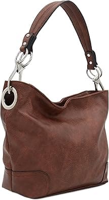 Hobo Shoulder Bag with Big Snap Hook Hardware on Amazon.ae - Price Tracker