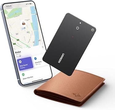 UGREEN FineTrack Slim Tracker Card, Rechargeable Bluetooth Finder | Ultra-thin wallet tracker card with Apple Find My support, USB-C rechargeable design for luggage and travel essentials on Amazon.ae - Price Tracker