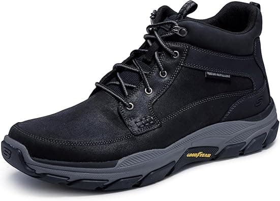 Skechers USA Men's Respected - Boswell mens Ankle Boot على Amazon.ae - متتبع الأسعار