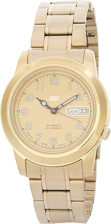 Seiko Men's Seiko 5 Automatic Watch With Analog Display And Stainless Steel Strap Snkk38J1 on Amazon.sa - Price Tracker