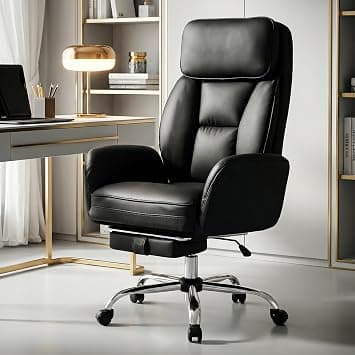 DROGO Execura Ergonomic Office Chair 400LBS | Work from Home Computer Chair with High Back, Cushion Seat, Headrest & Lumbar Support | Reclining Gaming Chair with Footrest & Adjustable Armrests (Black) on Amazon.ae - Price Tracker