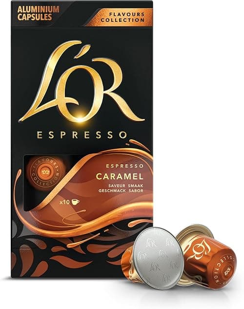 L'OR - Espresso Coffee - Caramel - Flavours Collection - 10 Aluminium Capsules Compatible with Nespresso Original Machine (Pack of 1) on Amazon.ae - Price Tracker