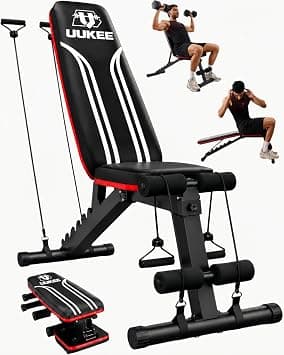 Adjustable Gym Bench, 750LBS Stable Gear-Lock Support, Foldable Weight Bench for Bench Press, Incline Decline Full-Body Training - Amazon.sa Price Tracker