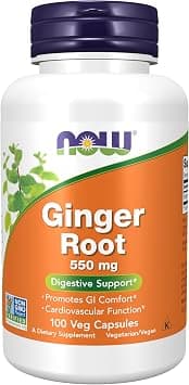 Now Supplement Foods, Ginger Root, 550 mg, 100 Veg Capsules - Amazon.ae Price Tracker