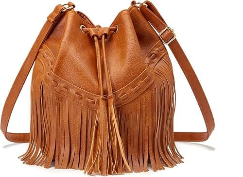 Gladdon Leather Bucket Bags for Women Crossbody Purses Ladies Shoulder Handbags on Amazon.ae - Price Tracker