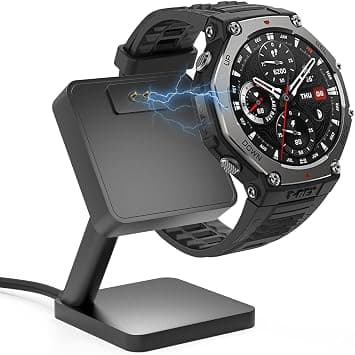 sciuU Magnetic Charger compatible with Amazfit T-Rex 3 / Balance (1st Gen), 1m USB-A Charging Cable Dock, Fast Safe Charging Stand with 60° Viewing Angle on Amazon.ae - Price Tracker
