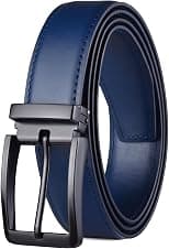 Men's Dress Belt Black Leather Belts for Jeans - Amazon.ae Price Tracker