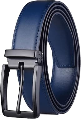 Men's Dress Belt Black Leather Belts for Jeans - Amazon.ae Price Tracker