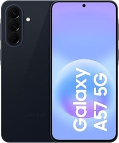 Samsung Galaxy A57 5G Android Smartphone, 256GB Storage, 8GB RAM, Awesome Navy, 6x OS Upgrades, Large Display, 50MP Camera, Long Battery Life (KSA Version) - متتبع أسعار Amazon.sa