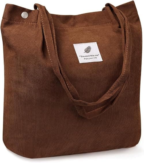 HANNEA® Tote Bag Corduroy Solid Color Hand Bag for Women Shoulder Bag for Shopping on Amazon.ae - Price Tracker