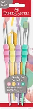 Faber-Castell Soft Touch Brush 4-Pieces Set, Pastel Colors - Amazon.sa Price Tracker