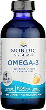 Nordic Naturals Omega-3, Purified Fish Oil, Lemon Flavor, 8 fl oz (237 ml) على Amazon.ae - متتبع الأسعار
