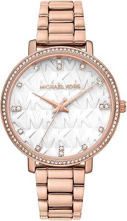 Michael Kors MK4595 - Pyper Three-Hand Stainless Steel Watch, Two-Tone Gold/Silver, One Size, MK4595 - Pyper Three-Hand Stainless Steel Watch على Amazon.ae - متتبع الأسعار