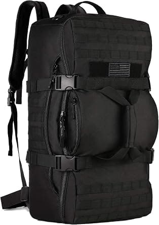 Tactical Travel Backpack 60L Military MOLLE Duffel Bag (Rain Cover & Patch Included) على Amazon.ae - متتبع الأسعار