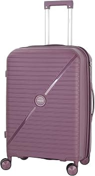 Senator Unisex Expandable Hard Case Luggage Lightweight PP Fashion Trolley Luggage with 4 Double Spinner Wheel and Safe Zippers KH1006 (Checked Luggage 24-Inch, Purple) on Amazon.sa - Price Tracker
