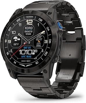 GARMIN D2 MACH 1 BLACK BRUSHED TITANIUM WITH TITANIUM BAND EMEA on Amazon - Best Deal Finder