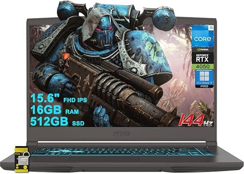 msi Thin 15 Gaming Laptop 15.6" FHD IPS 144Hz Intel Octa-core i5-13420H (Beats i7-11800H) 16GB RAM 512GB SSD GeForce RTX 4050 Backlit Type-C Win11Pro ICP Hub on Amazon.ae - Price Tracker