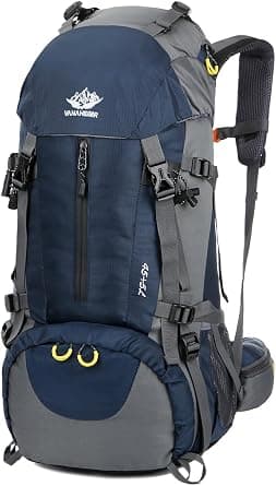 Esup 50L Hiking Backpack Men Camping Backpack with rain cover 45l+5l Lightweight Backpacking Backpack Travel Backpack على Amazon.ae - متتبع الأسعار