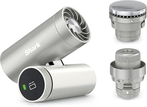 Shark ChillPill 3-in-1 Personal High-Speed Fan with Ultra-Fine Mist & InstaChill System, Includes 3 Cooling Attachments, Travel-Friendly Design, Dove, FA021UK, 2 Year Warranty (Amazon Exclusive) on Amazon.sa - Price Tracker
