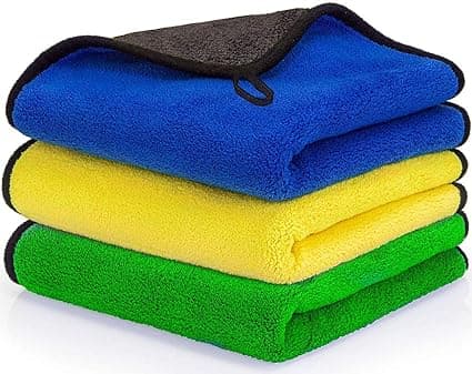 Showay Car Drying Towel, Assorted Color, 30 X 40 cm, BJ-1670, Pack of 3 on Amazon.ae - Price Tracker