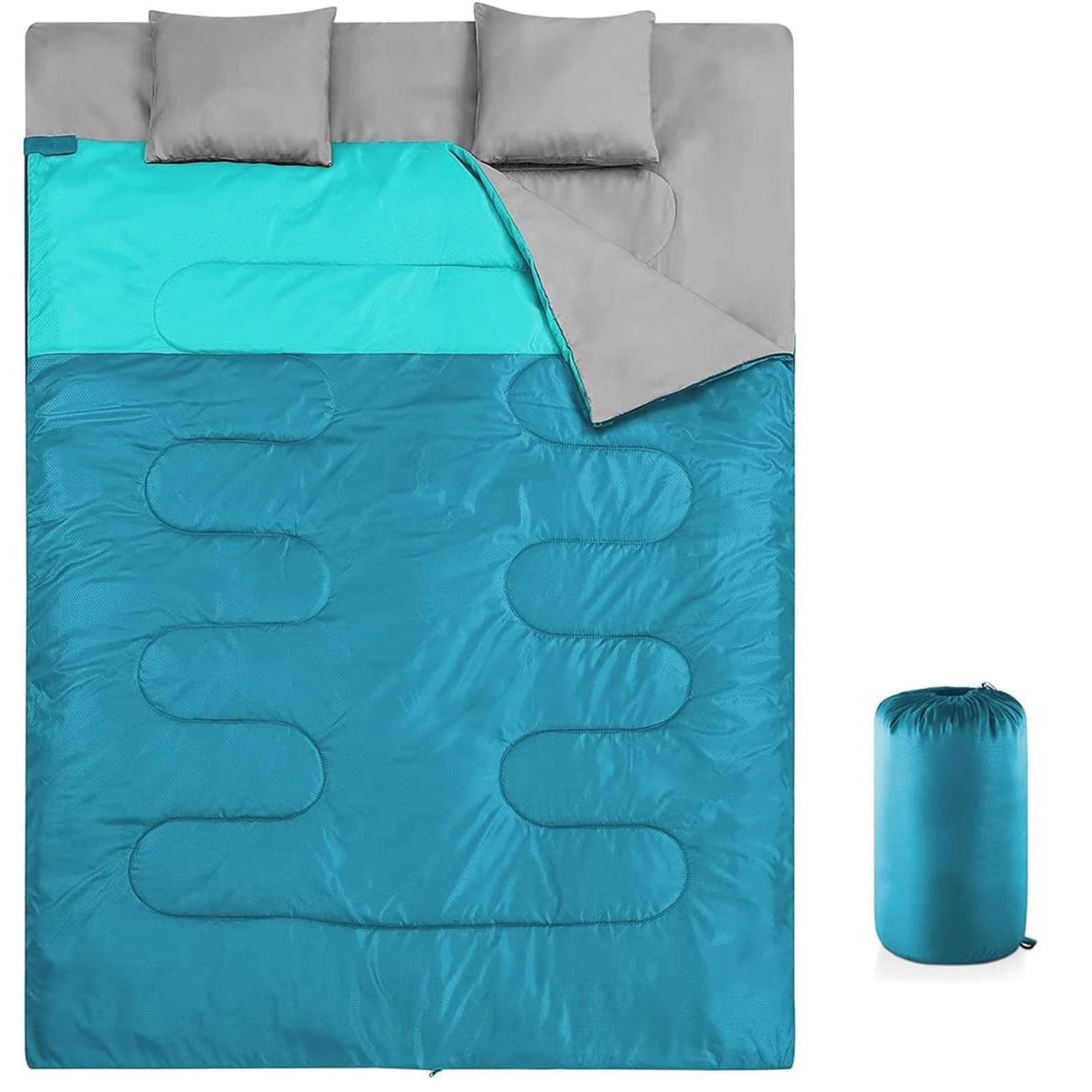 Beauenty 180CM bag length, cap is 30CM long Outdoor Camping Summer Camping Sleeping Bag Lunch 200g Envelope Hooded Sleeping Bag on Amazon.ae - Price Tracker