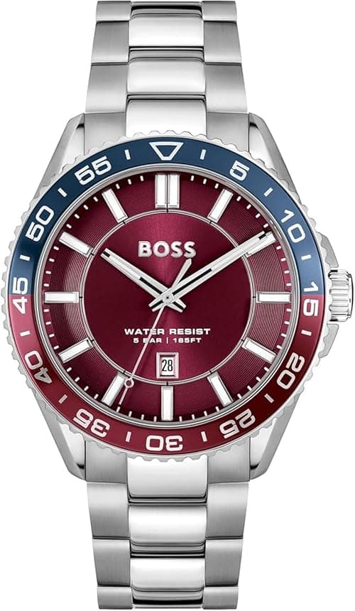 Boss RUNNER 3H Men Watch, Analog on Amazon.ae - Price Tracker