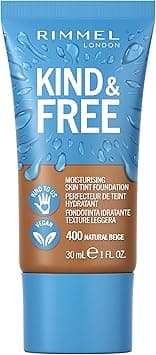 Rimmel KIND & FREE Skin Tint - Moisturizing Foundation - With Vitamins E & B5 - Cruelty-Free & Vegan - 30 ml, shade 400 Natural Beige on Amazon.ae - Price Tracker