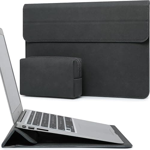 HYZUO 13 Inch Laptop Case Sleeve with Stand for 2026-2018 MacBook Air 13 M5 M4 M3 M2 M1, 2026 13" MacBook Neo, 2026-2016 MacBook Pro 13 M2 M1, iPad Pro/Air 13, Surface Pro 12-3, XPS 13, Space Grey على Amazon.ae - متتبع الأسعار