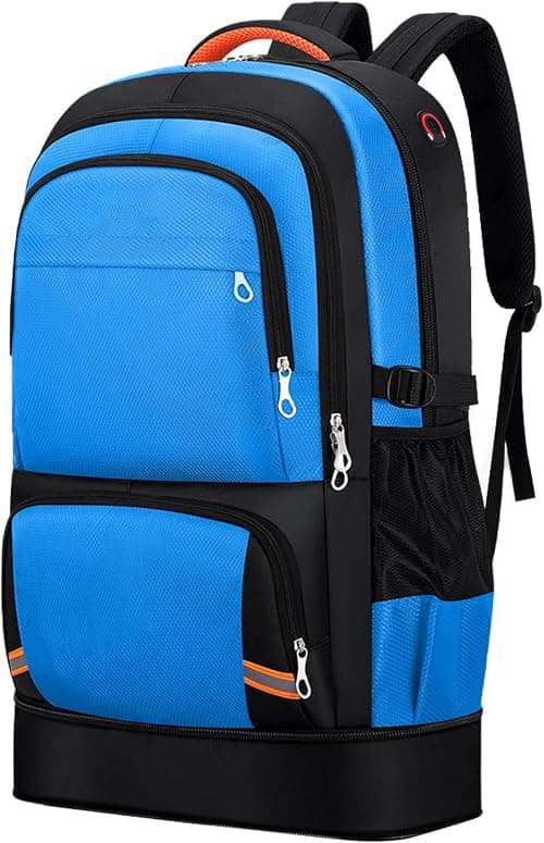 65L Wanderrucksack für Männer Wasserdichter erweiterbarer Reiserucksack Handgepäck Rucksack Lässiger Tagesrucksack Großer Rucksack für Camping Outdoor Sports Trekking على Amazon.ae - متتبع الأسعار