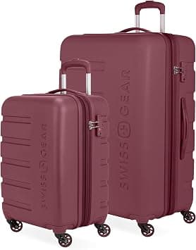 SwissGear 7366, Merlot, 2-Piece Set (19/27), 7366 Hardside Expandable Luggage With Spinner Wheels on Amazon.ae - Price Tracker