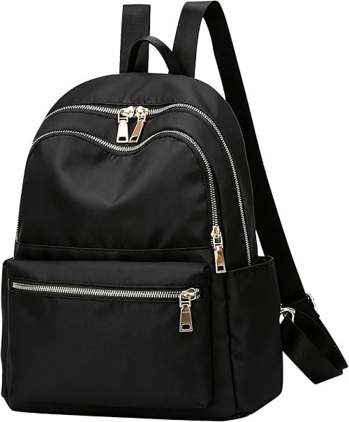 Backpack Purse for Women Fashion Travel Backpack Handbags for Ladies, Lightweight Small Casual Daily Daypack Anti Theft Mini Bookbag Shoulder Bag for Work School Shopping, Black على Amazon.ae - متتبع الأسعار