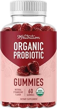 Organic Adult Probiotics Gummy (60 Ct) 5 Billion CFU Adult Gummy Probiotics for Digestive Health & Immune Support*; Bacillus Subtilis Strawberry Probiotics Chewable Gummies - Gluten-Free, Vegan - Amazon.sa Price Tracker