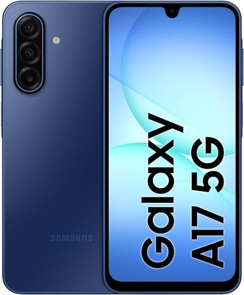 Samsung Galaxy A17 5G, Android Smartphone, 128GB Storage, 4GB RAM, Blue, 6x OS Upgrades, Large Display, 50MP OIS Camera (KSA Version) on Amazon.sa - Price Tracker