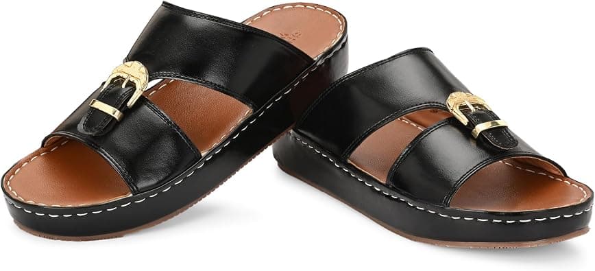 Men's Slip-On Arabic Sandal with Buckle on Amazon.ae - Price Tracker