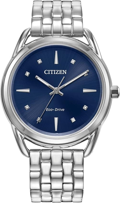 Citizen Women's Classic Eco-Drive Watch, Stainless Steel on Amazon.ae - Price Tracker
