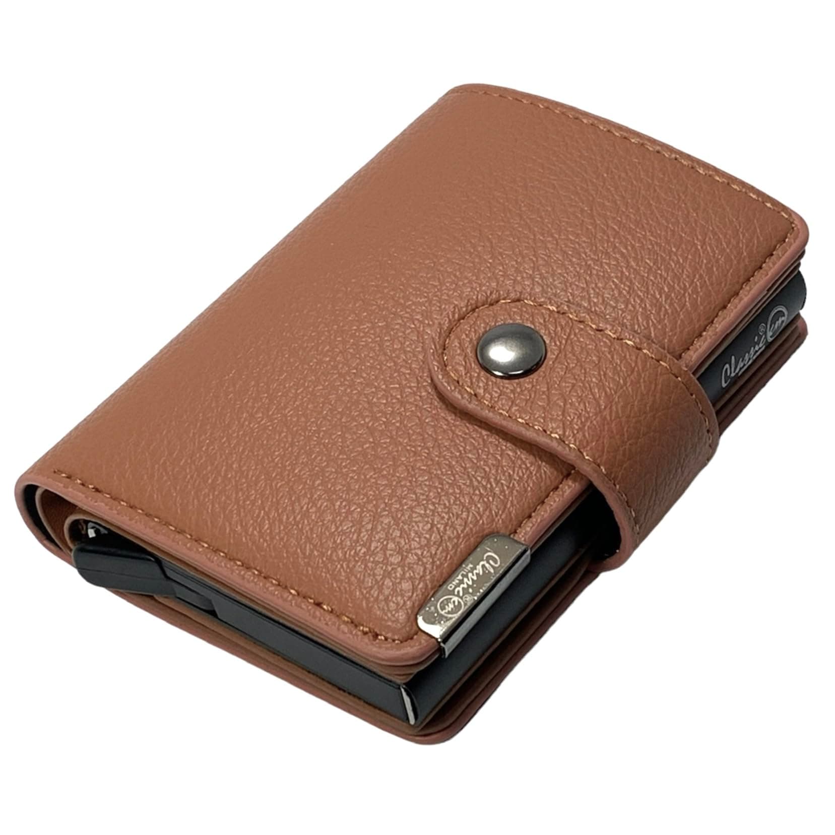 cm Classic MILANO RFID Blocking Faux Leather Wallet for Men and Women - Automatic Card Holder Wallet Pop-up - Secure, Compact Credit Card Holder for Men - Stylish Wallet for Men & Women’s Card Wallet on Amazon.ae - Price Tracker