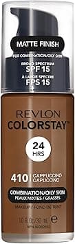 Revlon Colorstay SPF 15 Makeup Foundation for Combination/Oily Skin, Cappuccino, 1 Fl Oz on Amazon.ae - Price Tracker