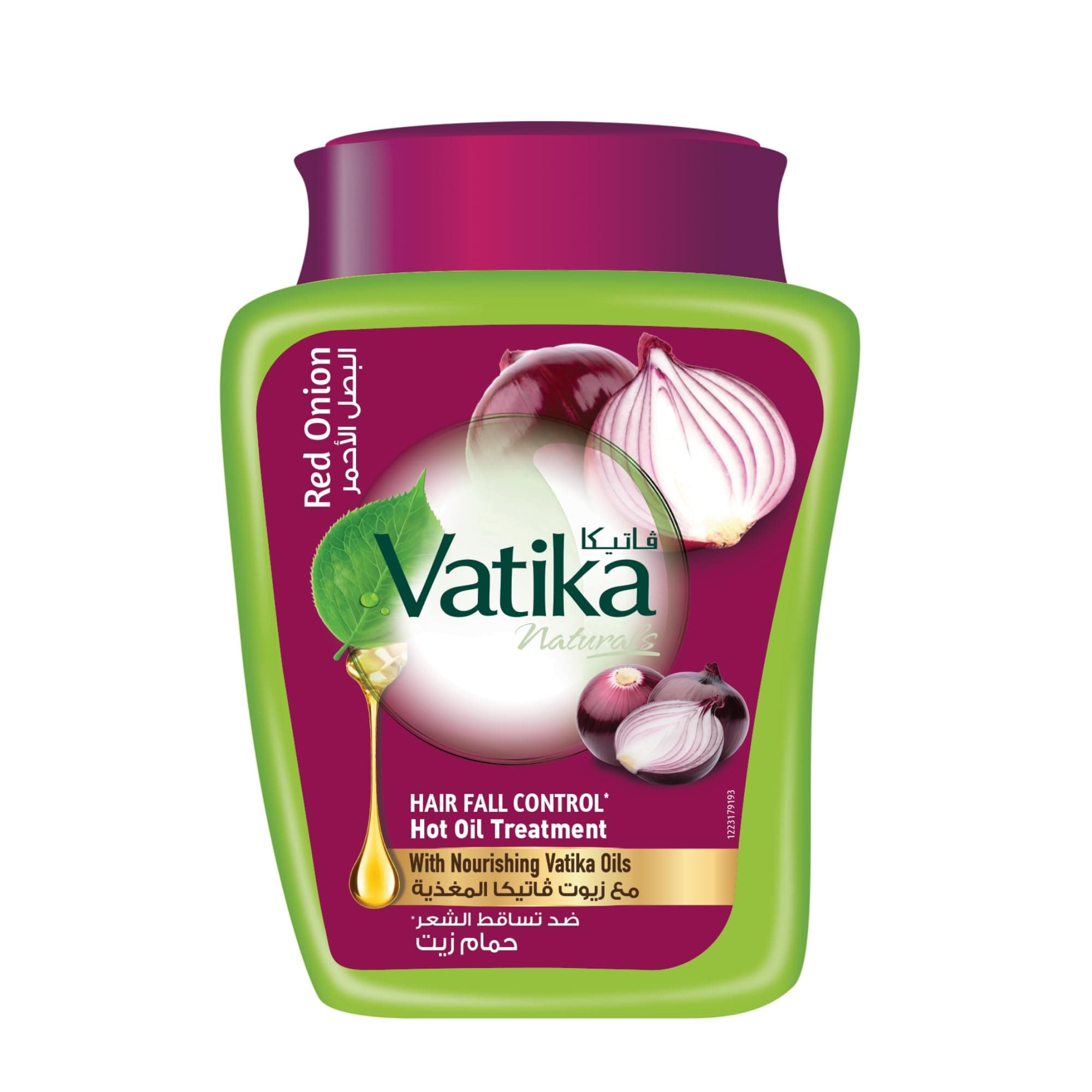 Vatika Naturals Red Onion Hammam Zaith Hot Oil Treatment 500g | For Thicker and Stronger Hair Growth | Scalp Nourishment with Onion Extracts and Nourishing Vatika Oils on Amazon.ae - Price Tracker