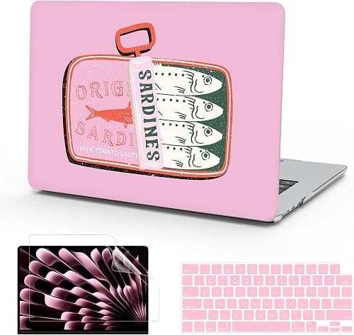 B BELK for MacBook Air 13 inch Case M5/M4/M3/M2 2026-2022, Pink Sardine on Amazon.ae - Price Tracker