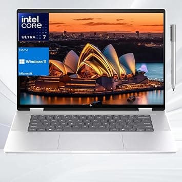 HP (Upgraded) Envy X360 16" Ultra 7 AI Convertible 2-in-1 Laptop, 16" FHD+ Touchscreen, Intel Ultra 7 155U (Beats Intel i7-1355U), 16GB RAM, 2TB SSD Stylus Pen, Wi-Fi 6, Windows 11 Home, Silver على Amazon.ae - متتبع الأسعار