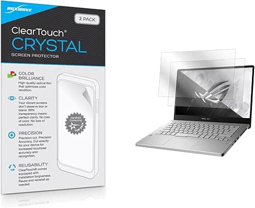 BoxWave Screen Protector Compatible with ASUS ROG Zephyrus G14 - ClearTouch Crystal (2-Pack), HD Film Skin - Shields from Scratches on Amazon.ae - Price Tracker