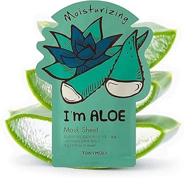TONYMOLY I'm Aloe Mask Sheet - Moisturizing, Hydrating for Daily Premium K-Beauty Skincare, 1 Sheet on Amazon.ae - Price Tracker