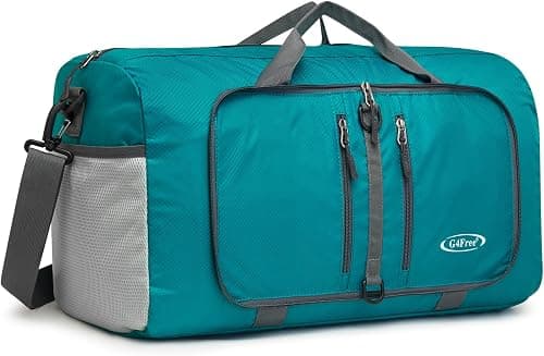 G4Free 40L/65L Foldable Duffel Bag, Water-Repellent Travel Backpack, Lightweight Carry Bag for Overnight Weekender Sports Men Women on Amazon.ae - Price Tracker