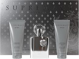 AFNAN Gift Set Supremacy Silver Eau De Parfum 100 ML + after Shave 100 ML + Shower Gel 100 ML Perfume Gift Set For Men - Amazon.ae Price Tracker