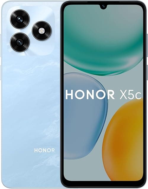 HONOR X5c 4G Smartphone, 4GB RAM 64GB ROM, Dual SIM, 5260 mAh Battery, 6.74" 90Hz Display, Tidal Blue – Middle East Version on Amazon.ae - Price Tracker