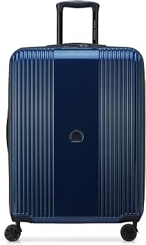 DELSEY PARIS Ophelie 81.5 cms Large Check-in Polycarbonate Hard Sided 8 Wheels Spinner Suitcase/Trolley Bag for Travel with TSA Lock- Ink Blue on Amazon.ae - Price Tracker
