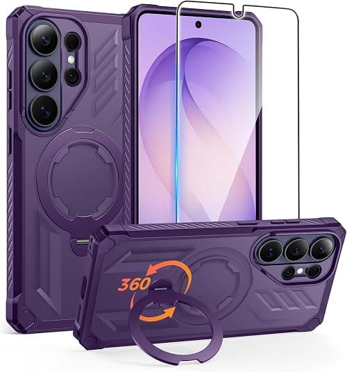 FNTCASE for Samsung Galaxy S26 Ultra Case with 360 Spin Magnetic Kickstand على Amazon.ae - متتبع الأسعار