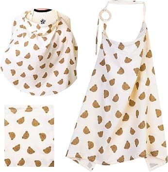 Breastfeeding Cover, Muslin Nursing Cover, 360° Cotton Coverage for Baby Feeding, Soft & Breathable Feeding Coverall, Car Seat Canopy on Amazon.ae - Price Tracker