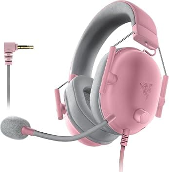 Razer BlackShark V2 X Gaming Headset: 7.1 Surround Sound - 50mm Drivers - Memory Foam Cushions - for PC, PS4, PS5, Switch - 3.5mm Audio Jack - Quartz Pink on Amazon - Best Deal Finder
